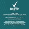 imageDegree Antiperspirant Deodorant Fresh Energy Pack of 6 48Hour Sweat and Odor Protection Antiperspirant For Women 26 ozCool Rush