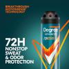 imageDegree Men Advanced Antiperspirant Deodorant Dry Spray 72Hour Sweat and Odor Protection Adventure Deodorant For Men With Body Heat Activated Technology 38 oz38 Ounce Pack of 1