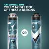 imageDegree Men Antiperspirant Spray Black  White 3 Count Protects from Deodorant Stains Instantly Dry Spray Deodorant 38 oz