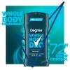 imageDegree Men Whole Body Deodorant Stick Ocean Rush Scent Glides on Clear  Absorbs Sweat Aluminum Free 72H Odor Protection 3 oz