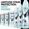 imageDegree Ultra Clear Antiperspirant Deodorant Dry Spray Anti White Marks and Yellow Stains BlackWhite Deodorant for Women 38 Ounce Pack of 3BlackWhite Pure Clean