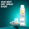imageDegree Unlimited Antiperspirant Deodorant Dry Spray Fresh 2 Count LongLasting Sweat ampamp Odor Protection with Antiperspirant Technology SmartAdapt Tech 38 ozClean
