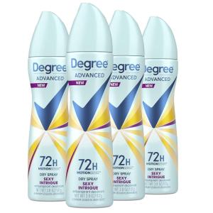 imageDegree Advanced Antiperspirant Deodorant Dry Spray 72Hour Sweat and Odor Protection Sheer Powder Deodorant Spray For Women With MotionSense Technology 38 oz Pack of 3Sexy Intrigue