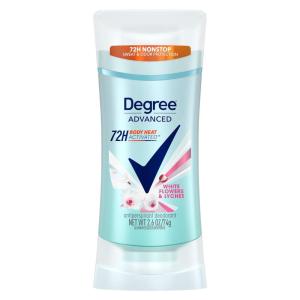 imageDegree Advanced Protection Antiperspirant Deodorant White Flowers ampamp Lychee for 72Hour Sweat ampamp Odor Control for Women with Body Heat Activated Technology 26 oz