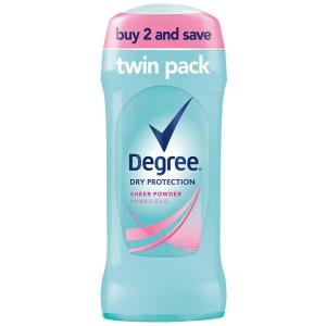 imageDegree Antiperspirant Deodorant 48Hour Sweat and Odor Protection Sheer Powder Antiperspirant for Women 26 oz 6 Twin Packs
