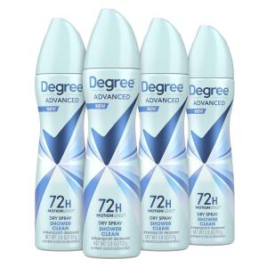 imageDegree Antiperspirant Deodorant Cucumber Burst 3 count Dry Spray 72Hour Sweat ampamp Odor Protection Deodorant Spray For Women With Body Heat Activated Technology 38 ozShower Clean