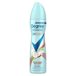imageDegree Antiperspirant Deodorant Dry Spray Coconut ampamp Hibiscus 72Hour Sweat and Odor Protection Deodorant Spray With Body Heat Activated Technology 38 ozCoconut