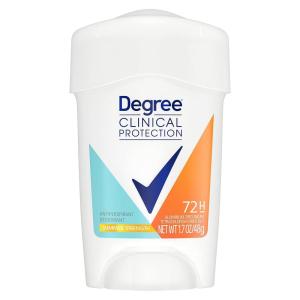 imageDegree Clinical Protection Antiperspirant Deodorant 72Hour Sweat ampamp Odor Protection Shower Clean Antiperspirant for Women 17 ozJasmine