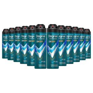 imageDegree Men Advanced Antiperspirant Deodorant Dry Spray Adventure 72Hour Sweat and Odor Protection Deodorant For Men With MotionSense Technology 38 Ounce Pack of 3Cool Rush