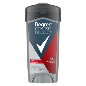 imageDegree Men Antiperspirant Deodorant For Sweat and Odor Protection Sport Strength Deodorant for Men with MotionSense Technology and 48Hour Sweat Protection 27 oz Packaging may varyClean