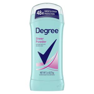 imageDegree Original Antiperspirant Deodorant Sheer Powder Pack of 6 48Hour Sweat ampamp Odor Protection Antiperspirant for Women 26 ozsheer powder