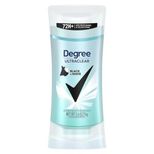 imageDegree UltraClear Antiperspirant Deodorant BlackWhite Anti White Marks and Yellow Stains Deodorant for Women 26 oz