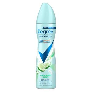 imageDegree Antiperspirant Deodorant Cucumber Burst Dry Spray 72Hour Sweat ampamp Odor Protection Deodorant Spray For Women With Body Heat Activated Technology 38 ozCucumber Burst