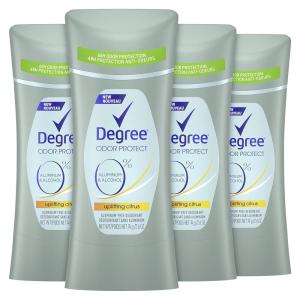 imageDegree 0 Aluminum Free Deodorant Uplifting Citrus 4 Count 48H Odor Protection Deodorant for Women 26 ozUplifting citrus