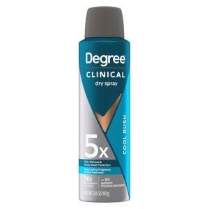 imageDegree AntiPerspirant Aerosol Cool Rush for 96 Hour sweat and odor protection 5X protection 38 oz