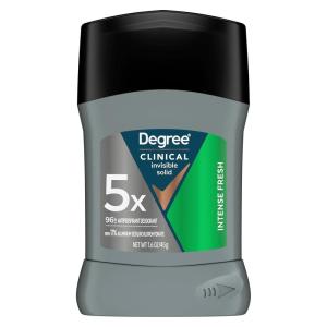 imageDegree antiperspirant deodorant for 96 Hour sweat and odor protection Intense Fresh 5X protection 16 oz